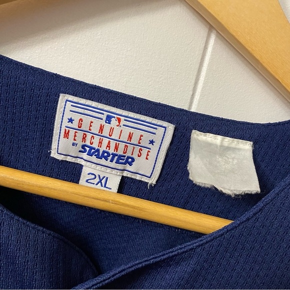 Vintage Starter Atlanta Braves Chipper C Jones 10 Jersey Baseball MLB 2XL Macau - Picture 4 of 15